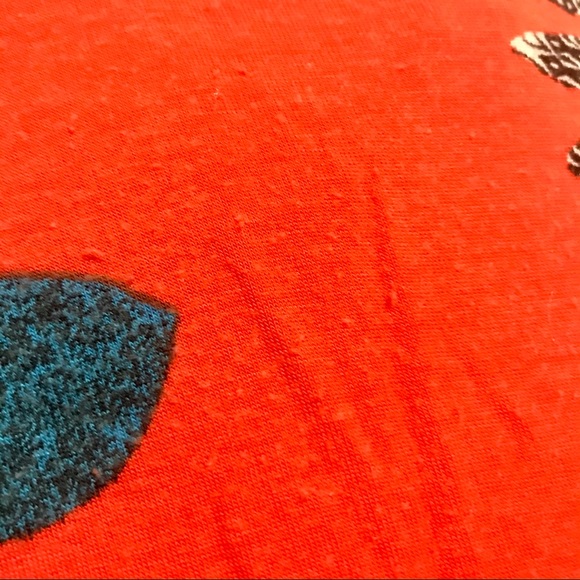 Ellen Tracy Floral Ruffle Blouse Medium - Picture 7 of 7